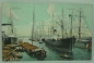 Preview: Ansichtskarte Hamburg Hafenbild (1909)