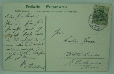 Ansichtskarte Hamburg Hafenbild (1909)