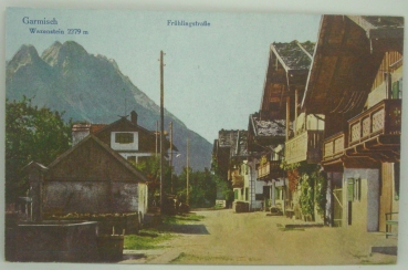 Ansichtskarte Garmisch, Frühlingstraße