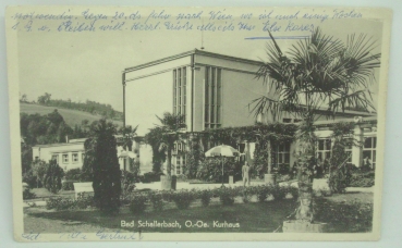 Ansichtskarte Bad Schallerbach, O.-oe, Kurhaus (1952)
