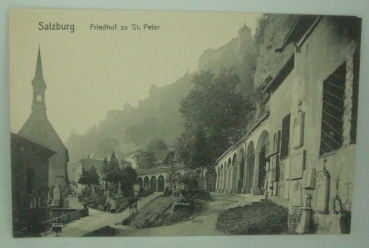 Correspondenzkarte Salzburg: Friedhof zu St. Peter
