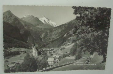Ansichtskarte Heiligenblut mit Grossglockner (1956)