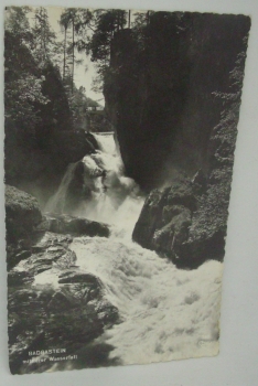 Ansichtskarte Badgastein, mittlerer Wasserfall