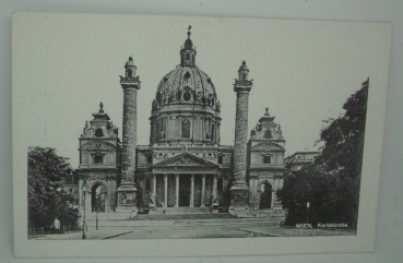Ansichtskarte Wien, Karlskirche