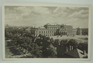 Ansichtskarte Wien, Belvedere (1950)