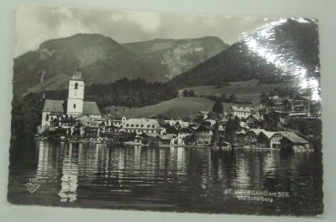 Ansichtskarte St. Wolfgang am See mit Schafberg (1960)
