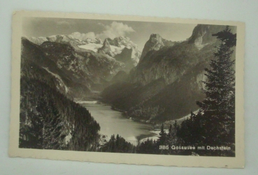 Ansichtskarte Gosausee mit Dachstein (1956)