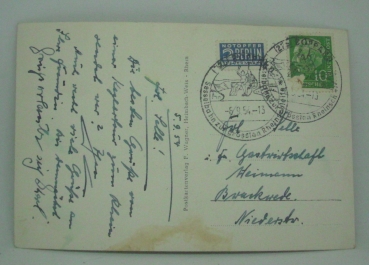 Ansichtskarte Rheinbogen, Boppard am Rhein (1954)