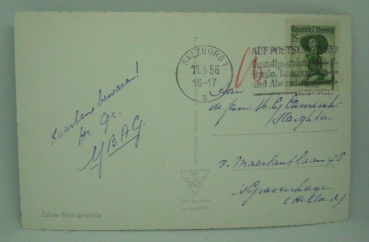 Ansichtskarte Fieberbrunn i. T. mit Loferer Steinberge (1956)
