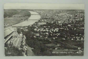 Ansichtskarte Blick vom Kahlenberg auf Wien u. Donau
