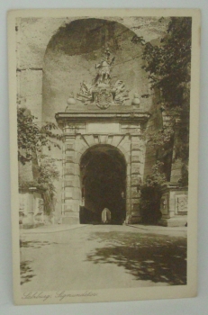 Ansichtskarte, Kupferdruckkarte Salzburg, Sigmundstor