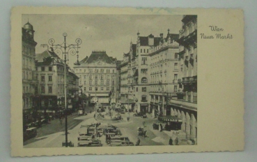 Ansichtskarte Wien, Neuer Markt (1935)