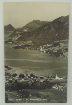 Ansichtskarte Strobl u. St. Wolfgang am See (1958)