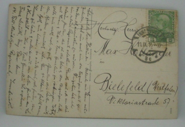 Ansichtskarte Innsbruck mit Berg Isel u. Stift Wilten (1914)