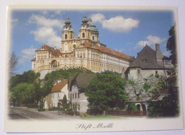 Ansichtskarte Stift Melk an der Donau, Niederösterreich, Benediktinerstift, gegründet 1089