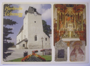 Ansichtskarte Pfarrkirche Lichtenegg, Niederösterreich - Mehrbildkarte