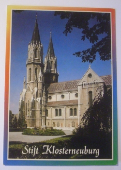 Ansichtskarte Stift Klosterneuburg - Augustiner-Chorherrenstift, gegründet um 1113 von Markgraf Leopold III.