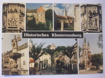 Ansichtskarte Historisches Klosterneuburg, Niederösterreich, Mehrbildkarte