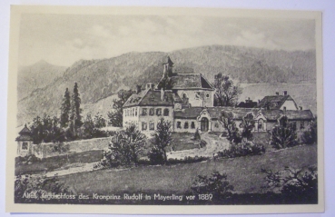 Ansichtskarte Altes Jagdschloss des Kronzprinz Rudolf in Mayerling vor 1889