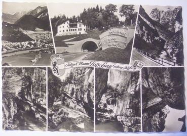 Ansichtskarte Salzach-Klamm Paß Lueg, Golling - Salzburg, Mehrbildkarte