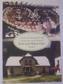 Ansichtskarte Urlaub am Bauernhof Zur "Herzerl - Mitzi" Eder u. Co. KEG, St. Aegyd, Niederösterreich