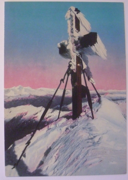 Ansichtskarte Bergkreuz am Gipfel des Großglockners, 3798 m