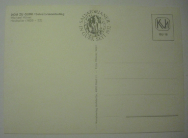 Ansichtskarte Dom zu Gurk, Salvatorainerkolleg - Michael Hönel: Hochaltar (1626 - 32)