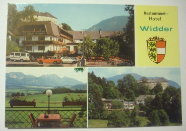 Ansichtskarte Restaurant - Hotel Widder, Hollenburg, Kärnten