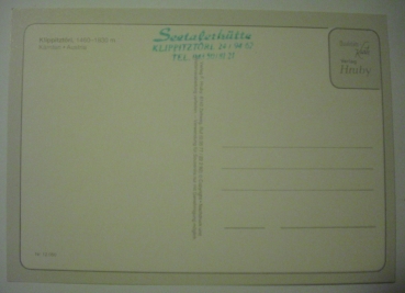 Ansichtskarte Klippitztörl 1460 - 1830 m, Kärnten