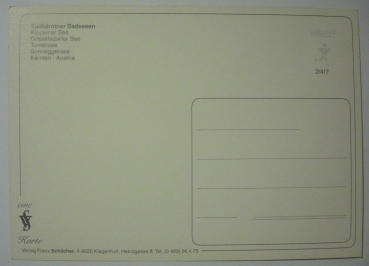 Ansichtskarte Südkärntner Badeseen