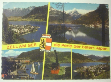 Ansichtskarte Zell am See die Perle der österr. Alpen