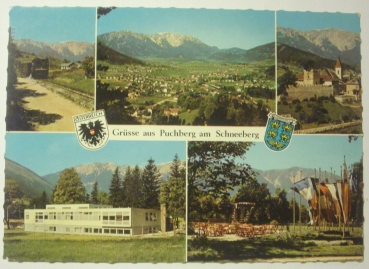 Ansichtskarte "Grüsse aus Puchberg am Schneeberg"