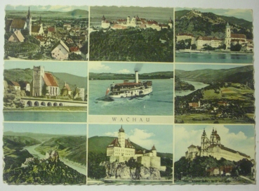 Ansichtskarte Wachau, Mehrbildkarte