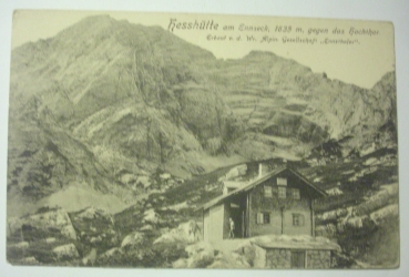 Ansichtskarte Hesshütte am Ennseck, 1635 m gegen das Hochthor