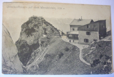 Ansichtskarte Unterkunftshaus auf dem Wendelstein, 1728 m