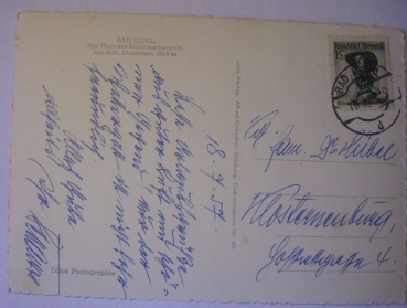 Ansichtskarte Bad Ischl (1957)
