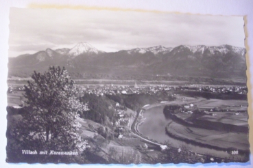 Ansichtskarte Villach mit Karawanken