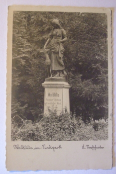 Ansichtskarte Waldlilie im Stadtpark (1932)