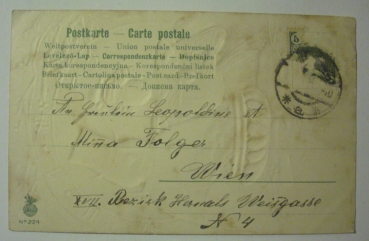 Postkarte "Prosit Neujahr" (um 1910)