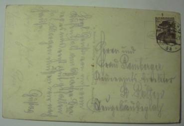 Ansichtskarte Villach mit Karawanken (1935)