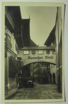Ansichtskarte Kufstein, Römerhofgasse mit "Auracherlöchl"