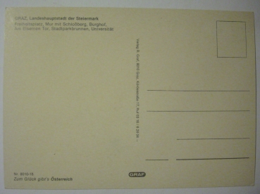 Ansichtskarte Graz, Landeshauptstadt der Steiermark - Mehrbildkarte