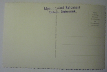 Ansichtskarte Walchen-Öblarn, Steiermark - Gasthaus u. Pension Reichhart