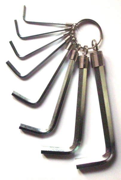 Sechskant-Stiftschlüsselsatz, 8-tlg., 2 bis 10 mm