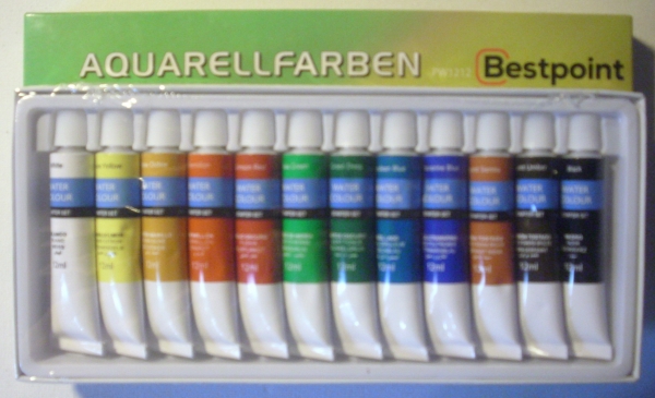 Aquarellfarben 12er-Set